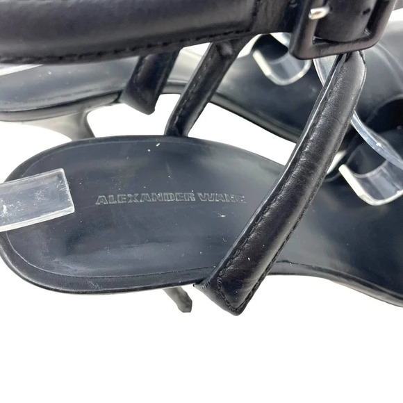 Alexander‎ Wang Lovisa Heels d’Orsay Pump Pointed Toe Leather BlackSize 40 US 10 - Picture 7 of 12